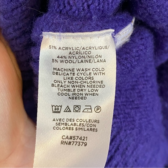 Ann Taylor Fair Isle Crewneck Wool Blended Sweater - Picture 5 of 8